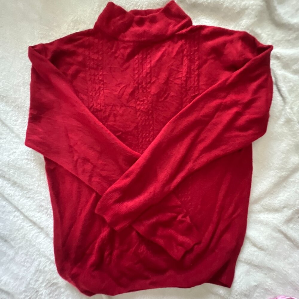 RED KNIT